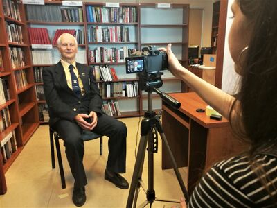 Warsztaty filmowe dla laureatów konkursu „Niezwyciężeni 1918. Ofiary totalitaryzmów” – 3–7 października 1019. Fot. Konrad Starczewski (IPN)