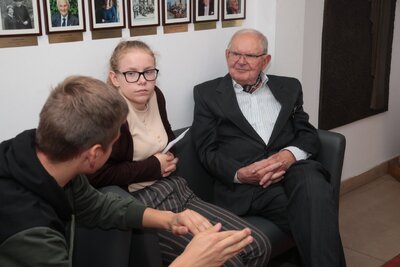 Warsztaty filmowe dla laureatów konkursu „Niezwyciężeni 1918. Ofiary totalitaryzmów” – 3–7 października 1019. Fot. Piotr Życieński (IPN)