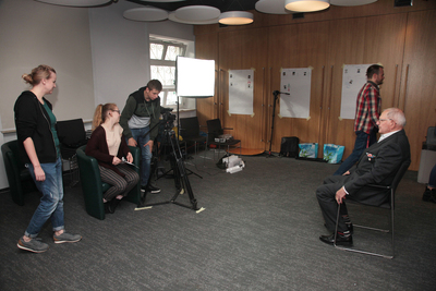 Warsztaty filmowe dla laureatów konkursu „Niezwyciężeni 1918. Ofiary totalitaryzmów” – 3–7 października 1019. Fot. Piotr Życieński (IPN)