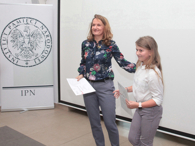 Gala konkursu „Niezwyciężeni 1918. Ofiary totalitaryzmów” – 7 października 2019. Fot. Piotr Życieński (IPN)