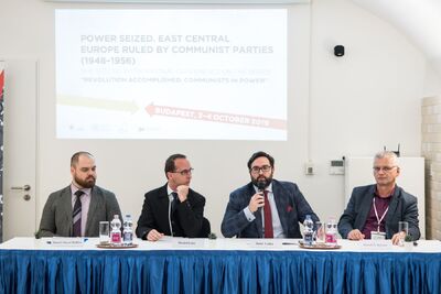 International Conference “Power seized. East-Central Europe Ruled by Communist Parties (1948–1956)” – Budapest, 3–4 October 2019. Fot. NEB