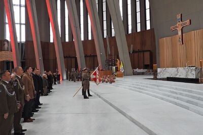 Msza św. w intencji poległych, pomordowanych, zmarłych i żyjących żołnierzy Batalionów Chłopskich i Ludowego Związku Kobiet w Świątyni Opatrzności Bożej w Warszawie – 8 października 2019. Fot. Mateusz Niegowski (IPN)