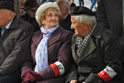 Odsłonięcie i poświęcenie pomnika Żołnierzy Batalionów Chłopskich i Ludowego Związku Kobiet – Warszawa, 8 października 2019. Fot. Mateusz Niegowski (IPN)