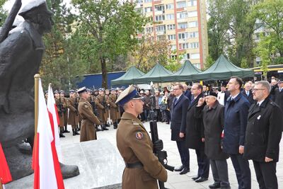 Odsłonięcie i poświęcenie pomnika Żołnierzy Batalionów Chłopskich i Ludowego Związku Kobiet – Warszawa, 8 października 2019. Fot. Mateusz Niegowski (IPN)