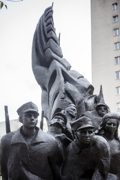 Odsłonięcie i poświęcenie pomnika Żołnierzy Batalionów Chłopskich i Ludowego Związku Kobiet – Warszawa, 8 października 2019. Fot. Sławek Kasper (IPN)