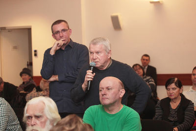 Spotkanie z cyklu „Historia zza kulis” – Warszawa, 8 października 2019. Fot. Piotr Życieński (IPN)