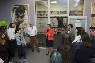 „Czas niezabliźniony” – dzień otwarty dla szkół w Archiwum IPN – Warszawa, 8–9 października 2019. Fot. Katarzyna Adamów (IPN)