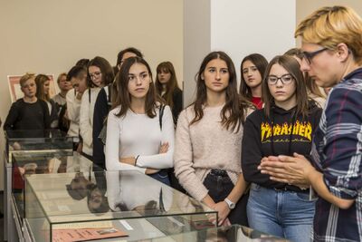 „Czas niezabliźniony” – dzień otwarty dla szkół w Archiwum IPN – Warszawa, 8–9 października 2019. Fot. Katarzyna Adamów (IPN)