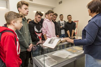 „Czas niezabliźniony” – dzień otwarty dla szkół w Archiwum IPN – Warszawa, 8–9 października 2019. Fot. Katarzyna Adamów (IPN)