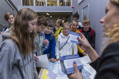 „Czas niezabliźniony” – dzień otwarty dla szkół w Archiwum IPN – Warszawa, 8–9 października 2019. Fot. Katarzyna Adamów (IPN)