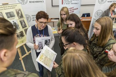 „Czas niezabliźniony” – dzień otwarty dla szkół w Archiwum IPN – Warszawa, 8–9 października 2019. Fot. Katarzyna Adamów (IPN)