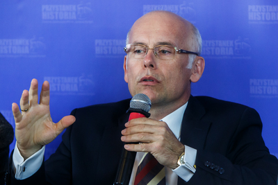 Dyskusja wokół publikacji „Rok 1939 w dzienniku Hansa Franka” w opracowaniu Pawła Kosińskiego – Warszawa, 10 października 2019. Fot. Sławek Kasper (IPN)