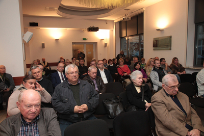 Dyskusja wokół publikacji „Rok 1939 w dzienniku Hansa Franka” w opracowaniu Pawła Kosińskiego – Warszawa, 10 października 2019. Fot. Piotr Życieński (IPN)