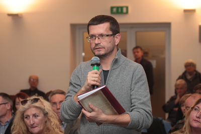 Dyskusja wokół publikacji „Rok 1939 w dzienniku Hansa Franka” w opracowaniu Pawła Kosińskiego – Warszawa, 10 października 2019. Fot. Piotr Życieński (IPN)