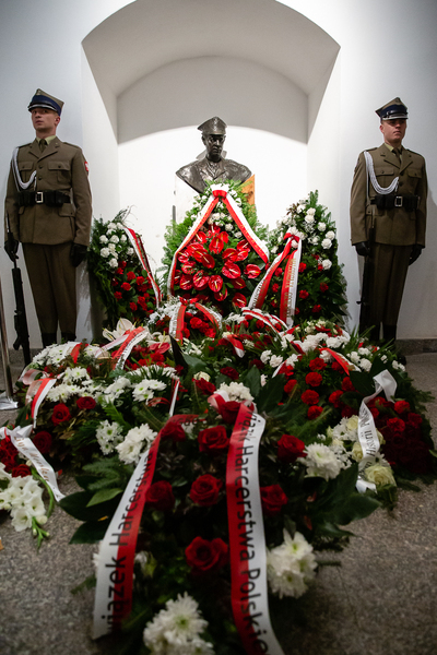 Uroczystość z okazji 50. rocznicy śmierci gen. Kazimierza Sosnkowskiego – Warszawa, 11 października 2019. Fot. Sławek Kasper (IPN)