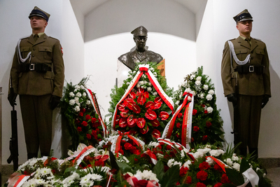 Uroczystość z okazji 50. rocznicy śmierci gen. Kazimierza Sosnkowskiego – Warszawa, 11 października 2019. Fot. Sławek Kasper (IPN)