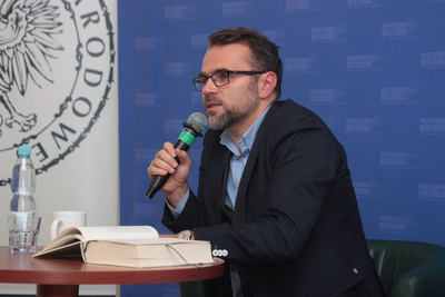 Wykład dr. Jacka Bartosiaka o Wrześniu 1939 – Warszawa, 11 października 2019. Fot. Piotr Życieński (IPN)