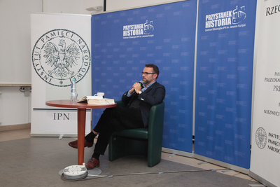 Wykład dr. Jacka Bartosiaka o Wrześniu 1939 – Warszawa, 11 października 2019. Fot. Piotr Życieński (IPN)