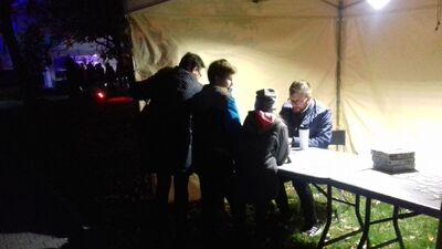 Stoisko IPN podczas 10. Nocy w Instytucie Lotnictwa w Warszawie – 11 października 2019. Fot. Grzegorz Łeszczyński (IPN)