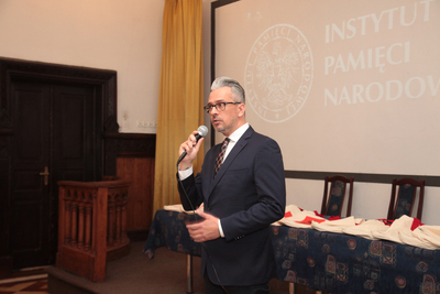 Inauguracja projektu „»Łączka« i inne miejsca poszukiwań” – Warszawa, 15 października 2019. Fot. Piotr Życieński (IPN)