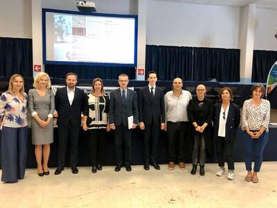 Konferencja w Instytucie „Massari-Galilei” w Bari poświęcona „Solidarności”, Annie Walentynowicz i postaci księdza Jerzego Popiełuszki – 15 października 2019. Fot. IPN