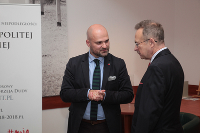 Prezentacja książki Łukasza Wolaka „Leksykon działaczy Zjednoczenia Polskich Uchodźców w Republice Federalnej Niemiec (1951–1993)” – Warszawa, 15 października 2019. Fot. Piotr Życieński (IPN)