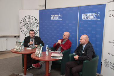 Prezentacja książki Łukasza Wolaka „Leksykon działaczy Zjednoczenia Polskich Uchodźców w Republice Federalnej Niemiec (1951–1993)” – Warszawa, 15 października 2019. Fot. Piotr Życieński (IPN)