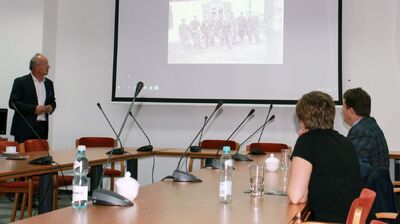 Delegacja węgierskiego Komitetu Pamięci Narodowej z wizytą w IPN – 15 października 2019. Fot. Anna Boguniecka (IPN)