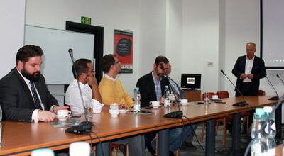 Delegacja węgierskiego Komitetu Pamięci Narodowej z wizytą w IPN – 15 października 2019. Fot. Anna Boguniecka (IPN)