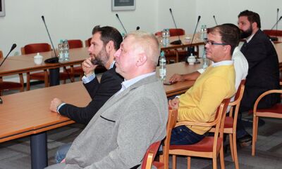 Delegacja węgierskiego Komitetu Pamięci Narodowej z wizytą w IPN – 15 października 2019. Fot. Anna Boguniecka (IPN)