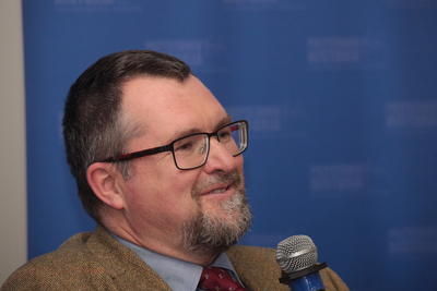 Dr Władysław Bułhak – autor książki „Wywiad PRL a Watykan 1962–1978”. Fot. Piotr Życieński (IPN)