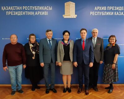 Spotkanie z przedstawicielami Archiwum Prezydenta Republiki Kazachstanu