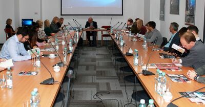 Sędziowie i prokuratorzy z UE z wizytą w IPN – Warszawa, 15 października 2019. Fot. Anna Boguniecka (IPN)