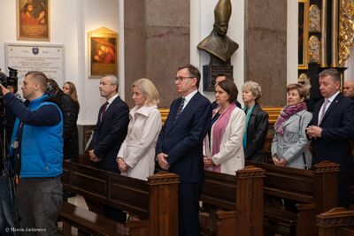 Msza św. w Katedrze Polowej Wojska Polskiego w Warszawie w Narodowym Dniu Pamięci Duchownych Niezłomnych – 19.10.2019. Fot. Marcin Jurkiewicz (IPN)