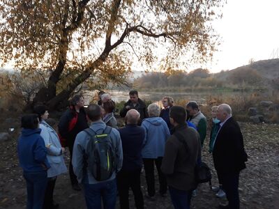Uczestnicy seminarium dla nauczycieli na Kresach – nad rzeką Boh, 19 października 2019. Fot. Mateusz Marek (IPN)
