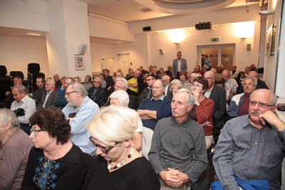 Spotkanie z cyklu „Tajemnice bezpieki” o Jolancie i Andrzeju Gontarczykach vel Lange – Warszawa, 18 października 2019. Fot. Piotr Życieński (IPN)