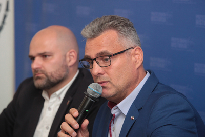 Spotkanie z cyklu „Tajemnice bezpieki” o Jolancie i Andrzeju Gontarczykach vel Lange – Warszawa, 18 października 2019. Fot. Piotr Życieński (IPN)