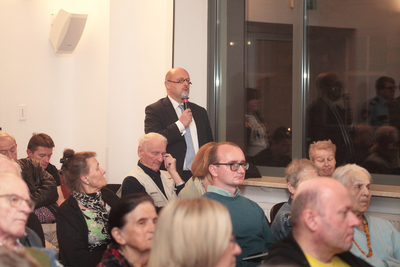 Spotkanie z cyklu „Tajemnice bezpieki” o Jolancie i Andrzeju Gontarczykach vel Lange – Warszawa, 18 października 2019. Fot. Piotr Życieński (IPN)