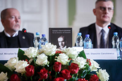 Premiera książki „Ignacy Matuszewski. Pisma wybrane” pod redakcją Sławomira Cenckiewicza – Warszawa, 22 października 2019. Fot. Sławek Kasper (IPN)