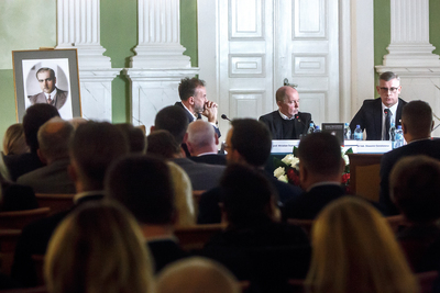 Premiera książki „Ignacy Matuszewski. Pisma wybrane” pod redakcją Sławomira Cenckiewicza – Warszawa, 22 października 2019. Fot. Sławek Kasper (IPN)