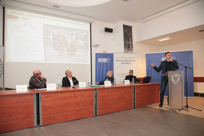 Konferencja „Ślady Zbrodni – Oblicza Pamięci. Katyń – Łączka – Ravensbrück” – Warszawa, 22 października 2019. Fot. Piotr Życieński (IPN)