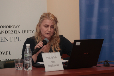 Konferencja „Ślady Zbrodni – Oblicza Pamięci. Katyń – Łączka – Ravensbrück” – Warszawa, 22 października 2019. Fot. Piotr Życieński (IPN)