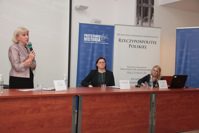 Konferencja „Ślady Zbrodni – Oblicza Pamięci. Katyń – Łączka – Ravensbrück” – Warszawa, 22 października 2019. Fot. Piotr Życieński (IPN)