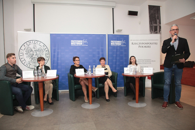 Konferencja „Ślady Zbrodni – Oblicza Pamięci. Katyń – Łączka – Ravensbrück” – Warszawa, 22 października 2019. Fot. Piotr Życieński (IPN)