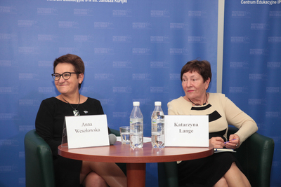 Konferencja „Ślady Zbrodni – Oblicza Pamięci. Katyń – Łączka – Ravensbrück” – Warszawa, 22 października 2019. Fot. Piotr Życieński (IPN)