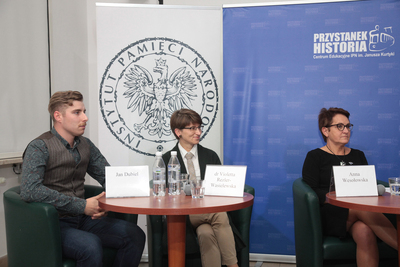 Konferencja „Ślady Zbrodni – Oblicza Pamięci. Katyń – Łączka – Ravensbrück” – Warszawa, 22 października 2019. Fot. Piotr Życieński (IPN)