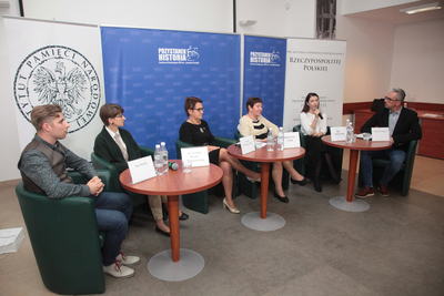 Konferencja „Ślady Zbrodni – Oblicza Pamięci. Katyń – Łączka – Ravensbrück” – Warszawa, 22 października 2019. Fot. Piotr Życieński (IPN)