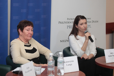 Konferencja „Ślady Zbrodni – Oblicza Pamięci. Katyń – Łączka – Ravensbrück” – Warszawa, 22 października 2019. Fot. Piotr Życieński (IPN)