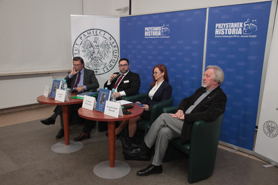 Prezentacja VII i VIII tomu zapisków „Pro memoria” prymasa Stefana Wyszyńskiego – Warszawa, 22 października 2019. Fot. Piotr Życieński (IPN)