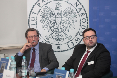 Prezentacja VII i VIII tomu zapisków „Pro memoria” prymasa Stefana Wyszyńskiego – Warszawa, 22 października 2019. Fot. Piotr Życieński (IPN)